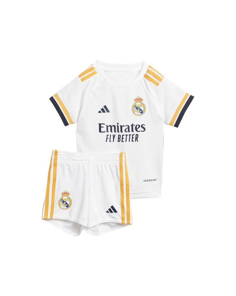 Conjunto adidas Real Madrid CF Primera Equipación 2023-2024 Bebé