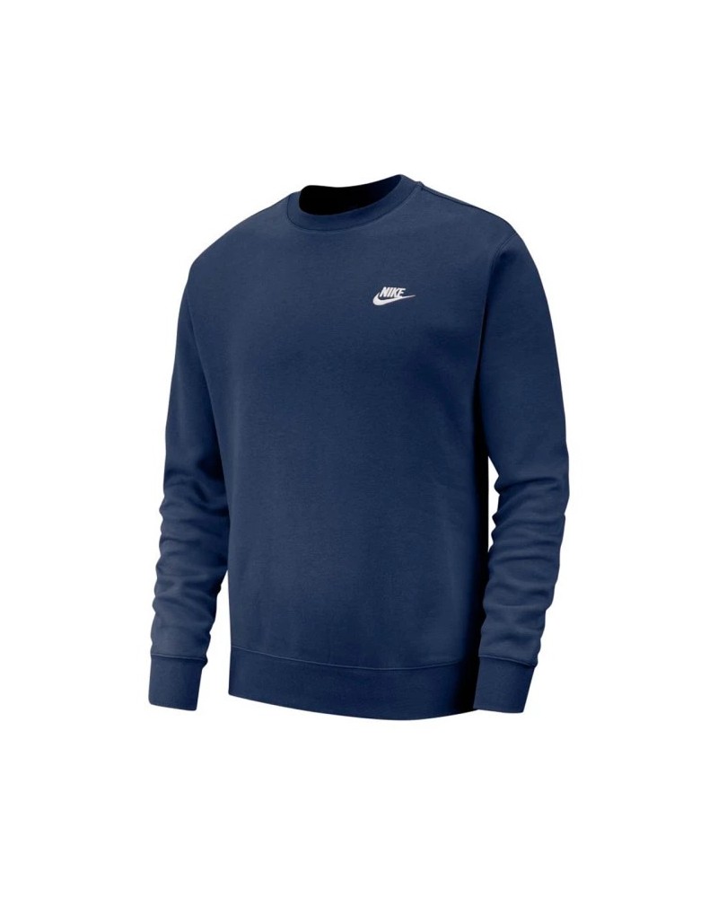 Sudadera Sportswear Club Crew Fleece Midnight Navy-White | Sudaderas |