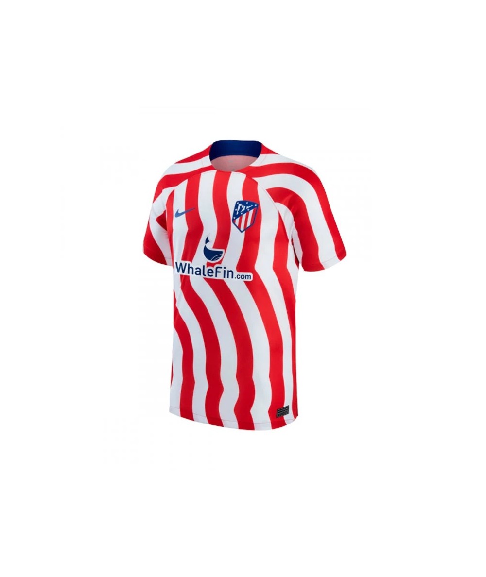 Camiseta Atlético de Madrid Primera Equipación Stadium 2022-2023 Niño White-Deep Royal Blue